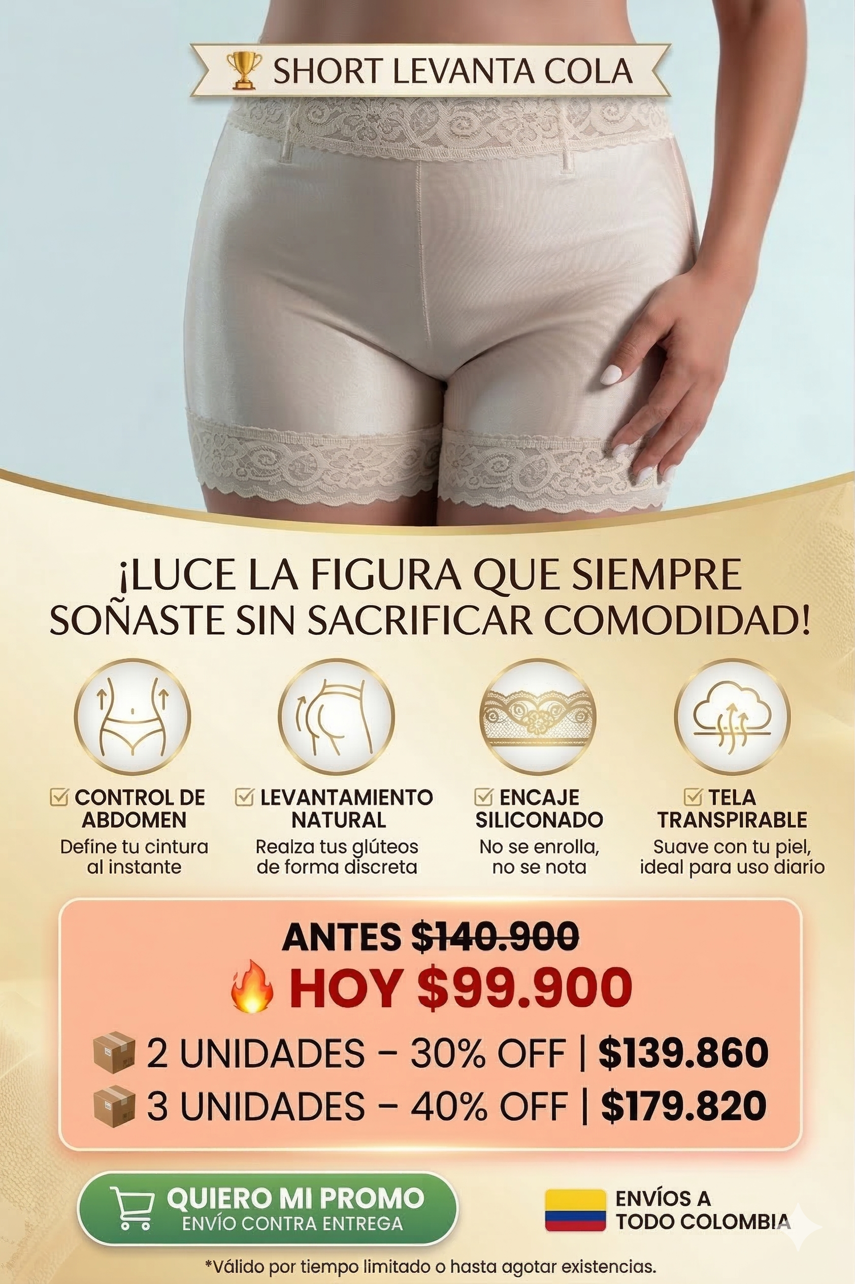 Moldea tu figura al instante sin que se note