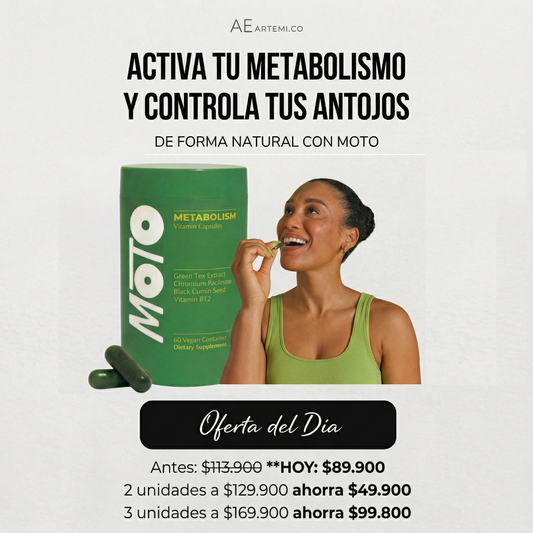 Activa tu metabolismo y controla los antojos de forma natural con MOTO